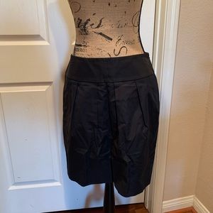 Loft black pleated Tulip skirt